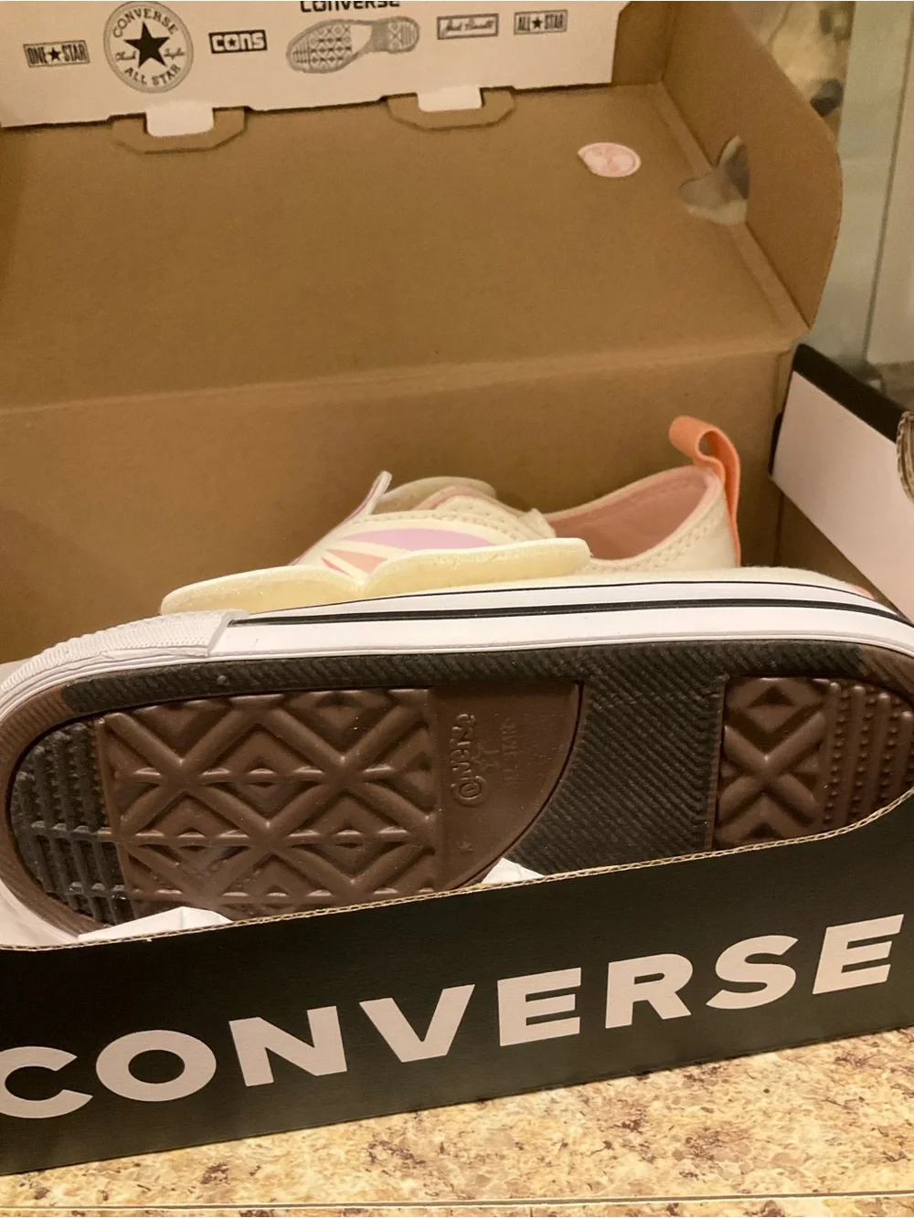 Converse Velcro butterfly girls sneakers, new
